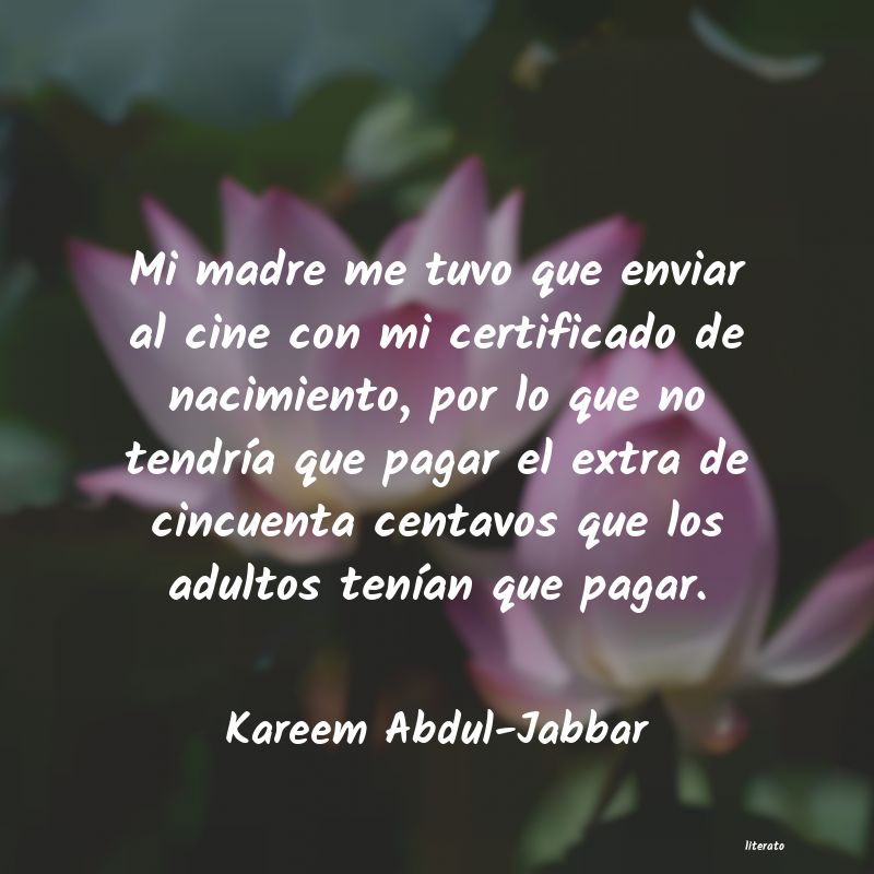 Frases de Kareem Abdul-Jabbar