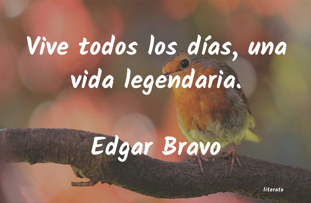 Frases de Edgar Bravo