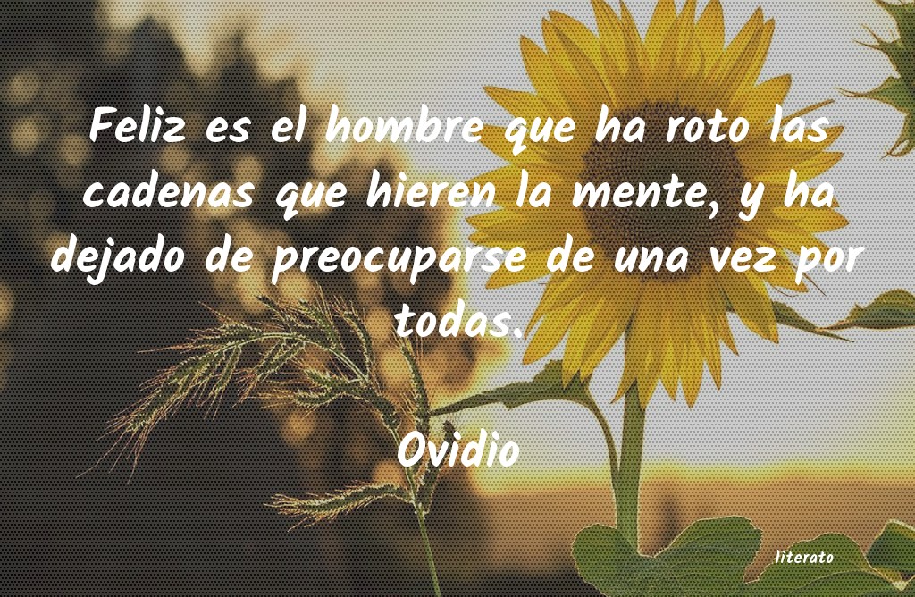 Frases de Ovidio