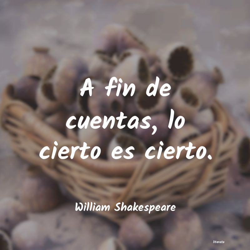 frases de William Shakespeare