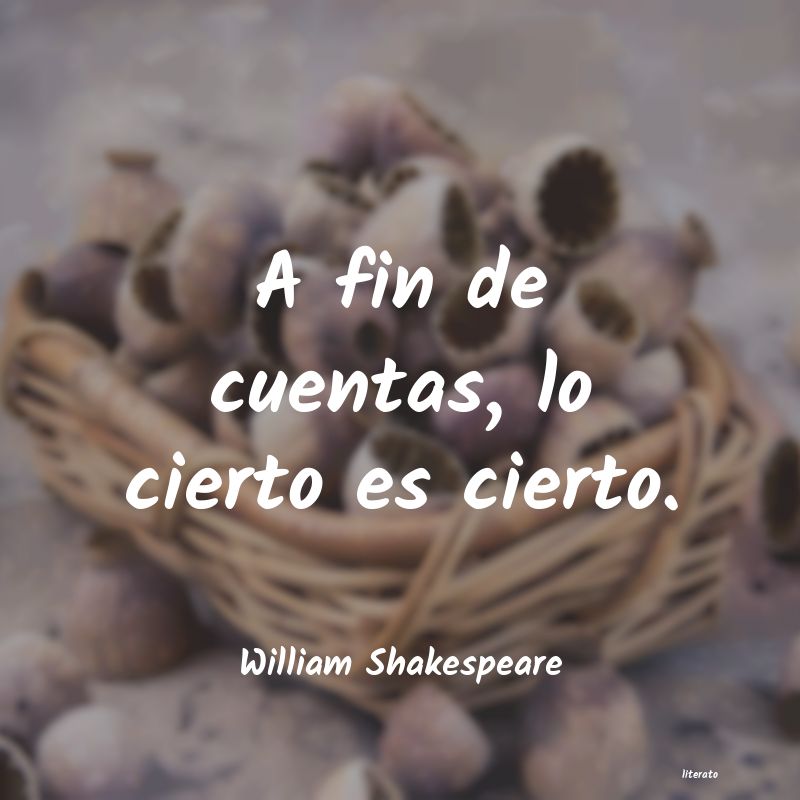 Frases de William Shakespeare