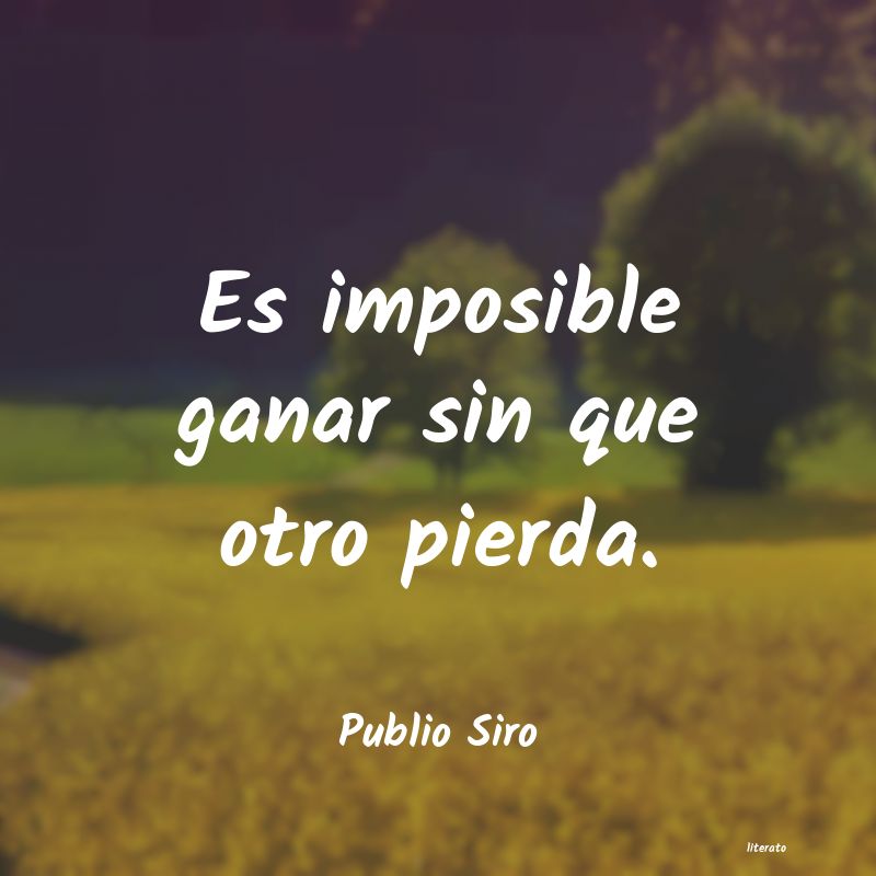frases de Publio Siro