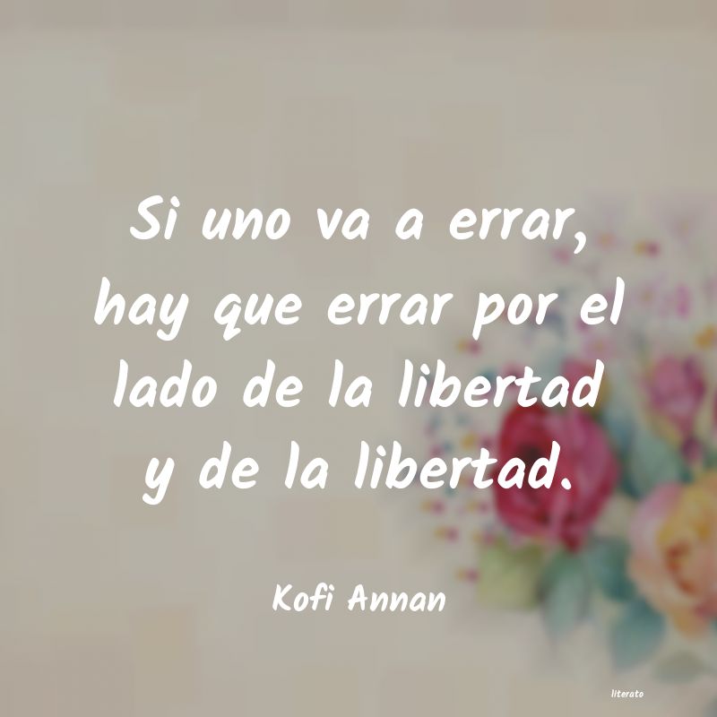 Frases de Kofi Annan