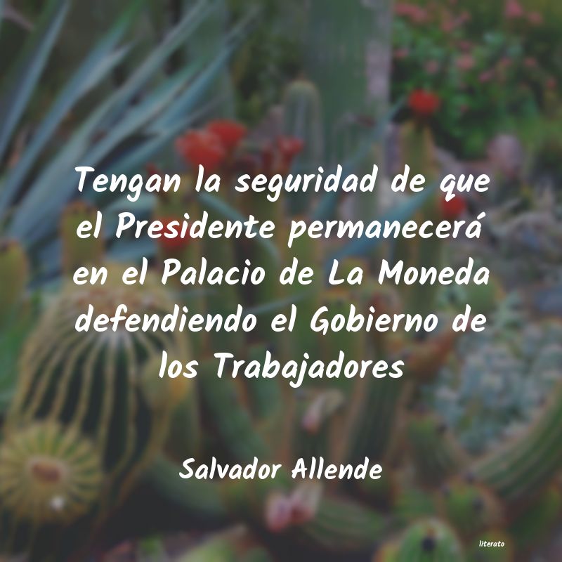 Frases de Salvador Allende