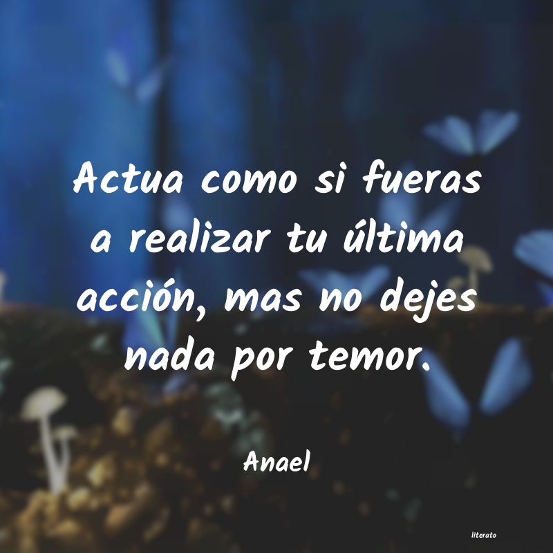 frases de Anael