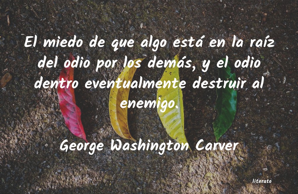 frases de George Washington Carver