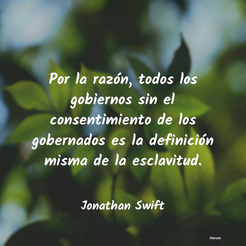 Frases de Jonathan Swift