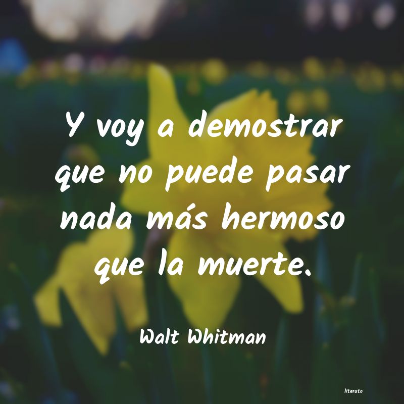 frases de Walt Whitman