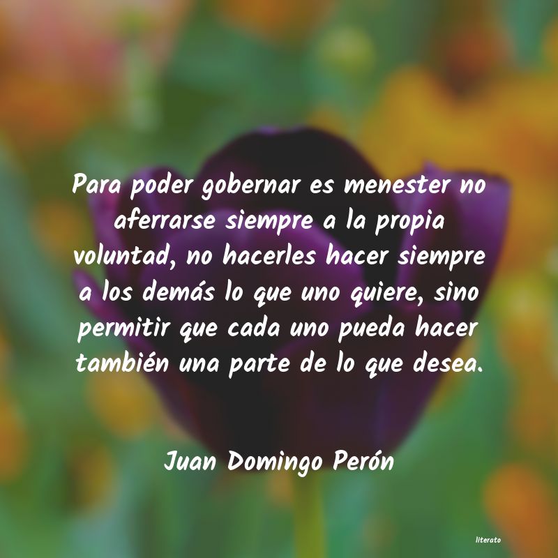 frases de Juan Domingo Perón
