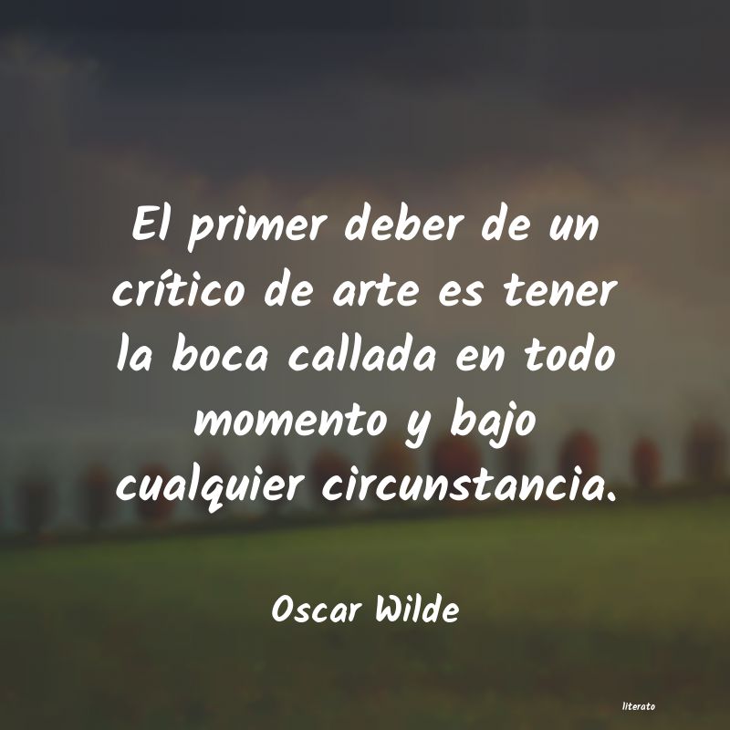 frases de Oscar Wilde
