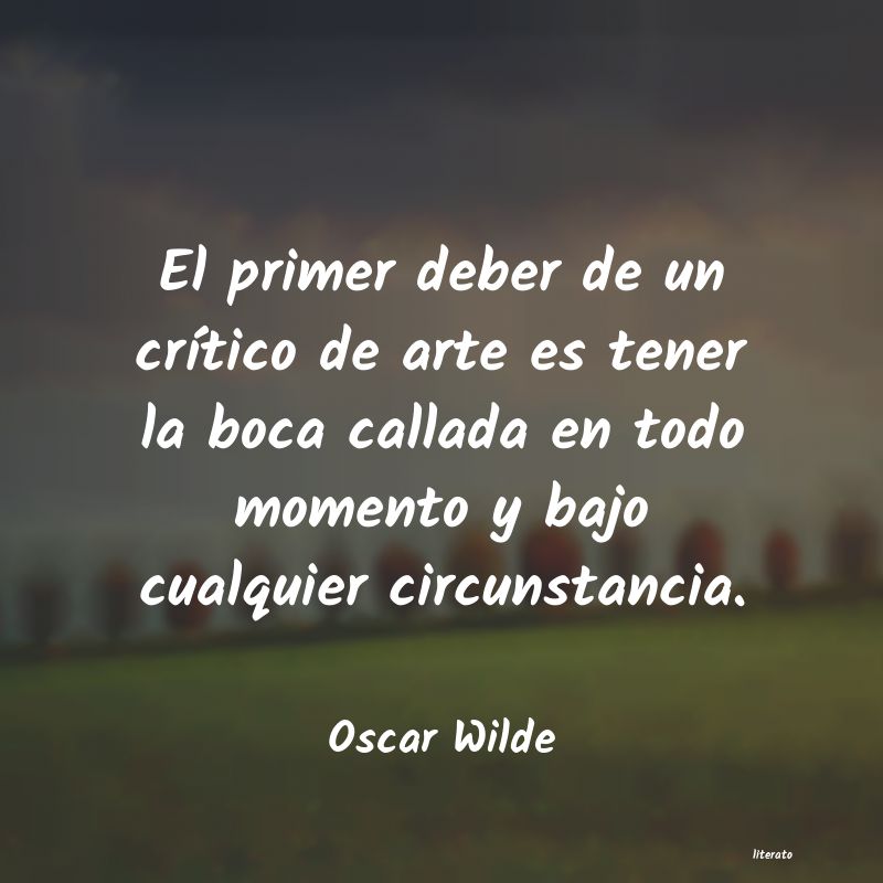 Frases de Oscar Wilde