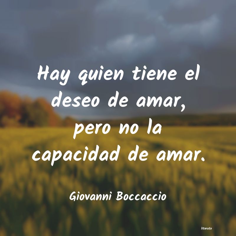 frases de Giovanni Boccaccio