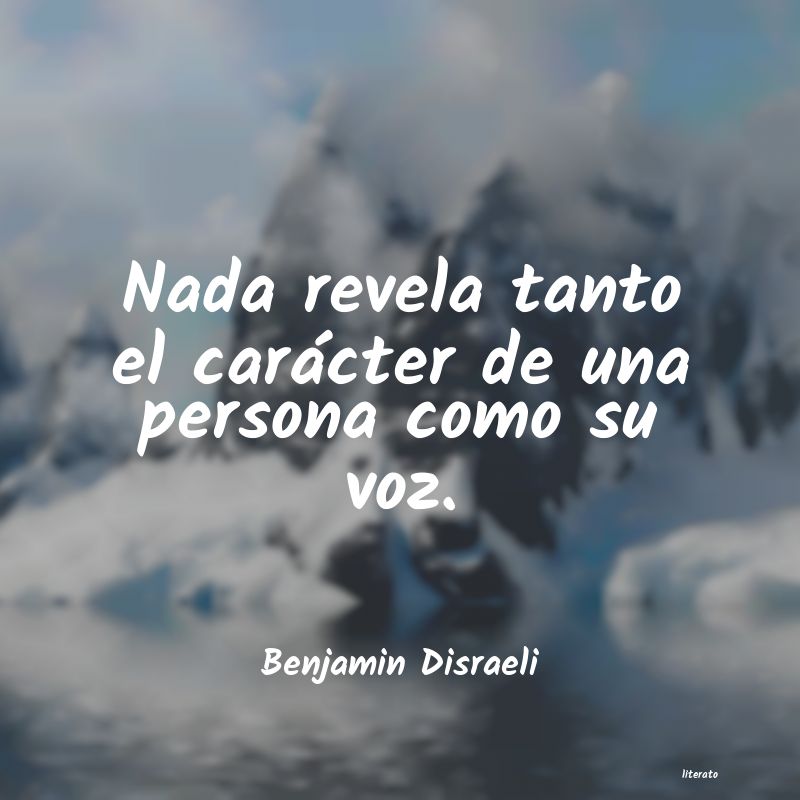 Frases de Benjamin Disraeli