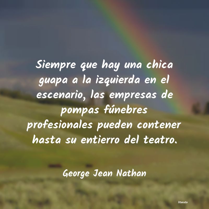 Frases de George Jean Nathan