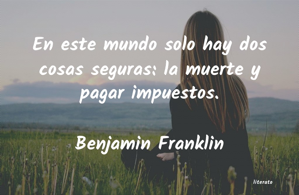 Frases de Benjamin Franklin