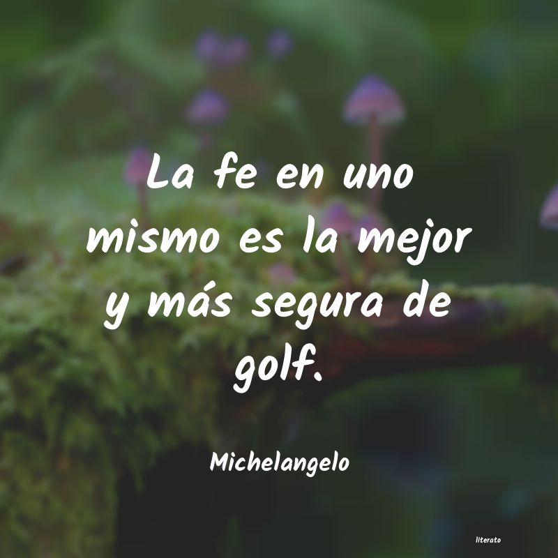 Frases de Michelangelo