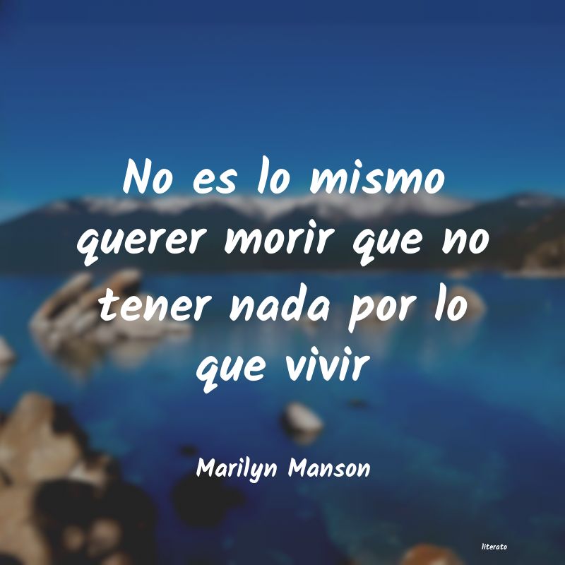 Frases de Marilyn Manson