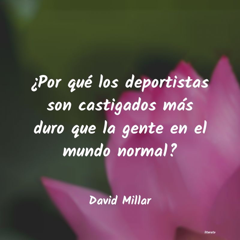 Frases de David Millar