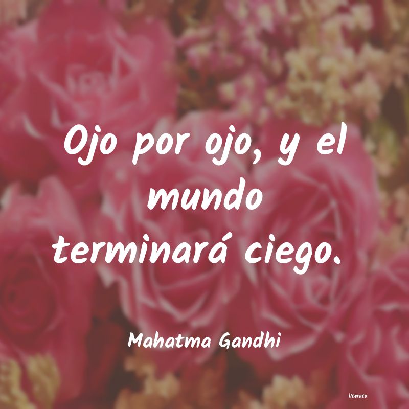 frases de Mahatma Gandhi