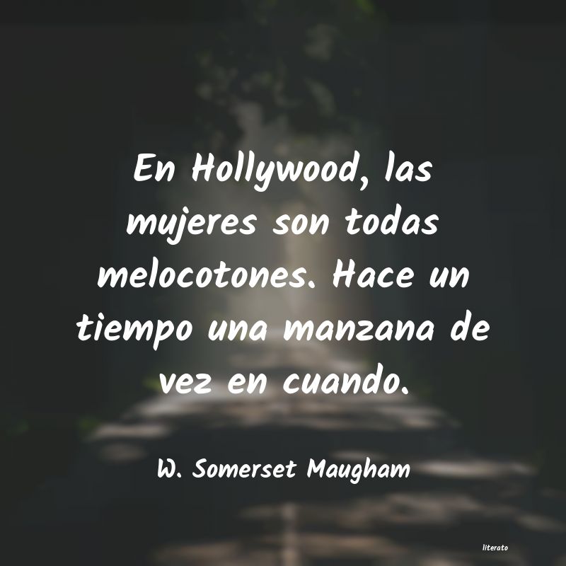 Frases de W. Somerset Maugham