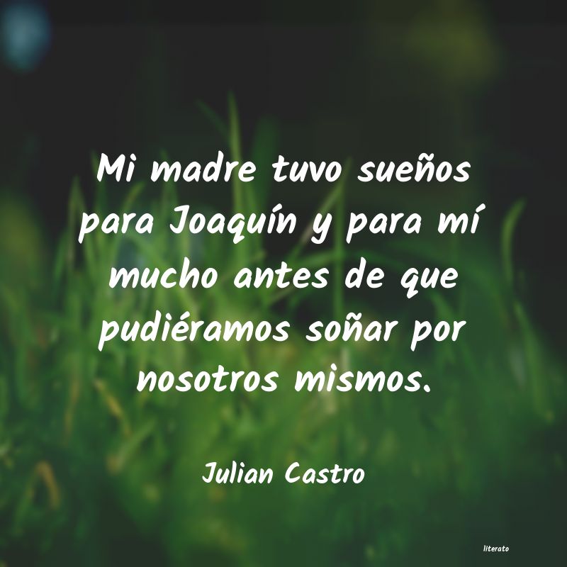 Frases de Julian Castro