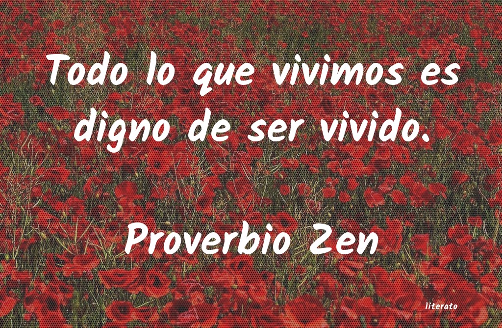 Frases de Proverbio Zen
