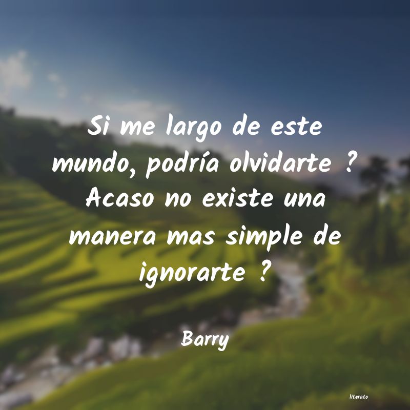 frases de Barry