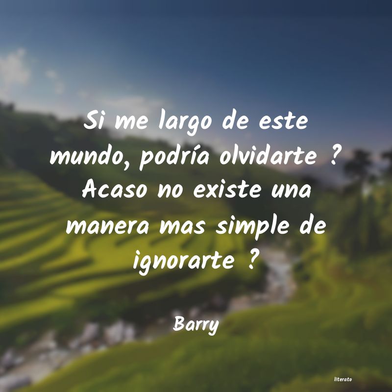 Frases de Barry