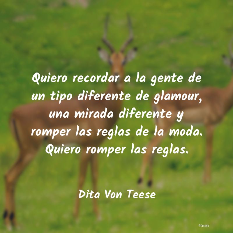 Frases de Dita Von Teese