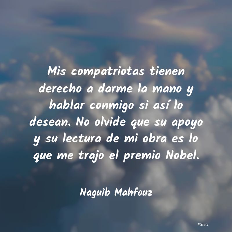 Frases de Naguib Mahfouz