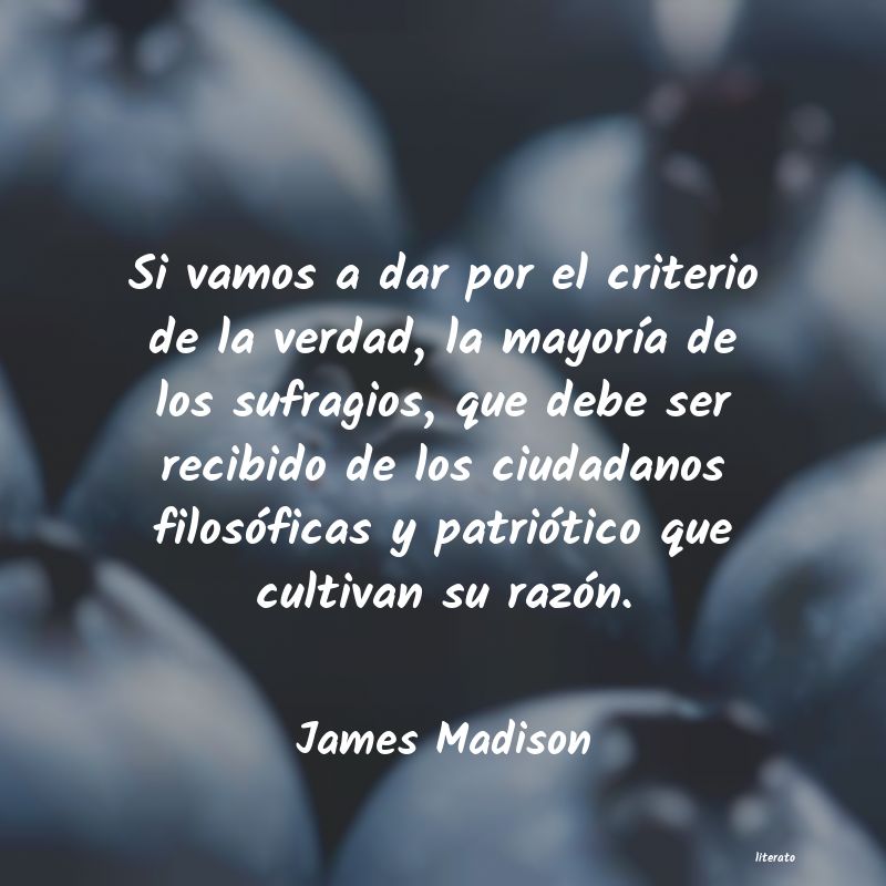 Frases de James Madison