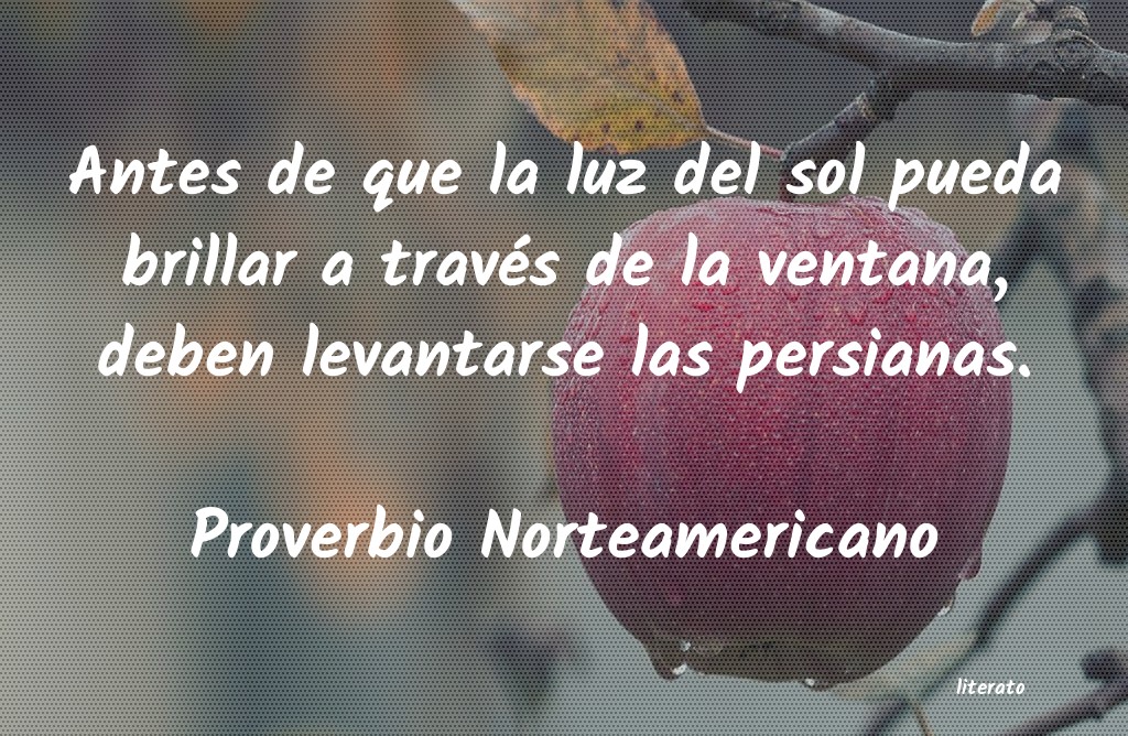 frases de Proverbio Norteamericano