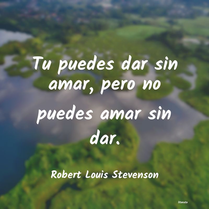 Frases de Robert Louis Stevenson