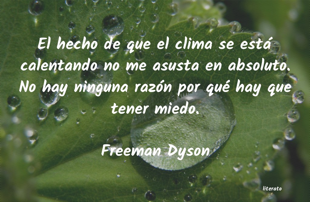 frases de Freeman Dyson