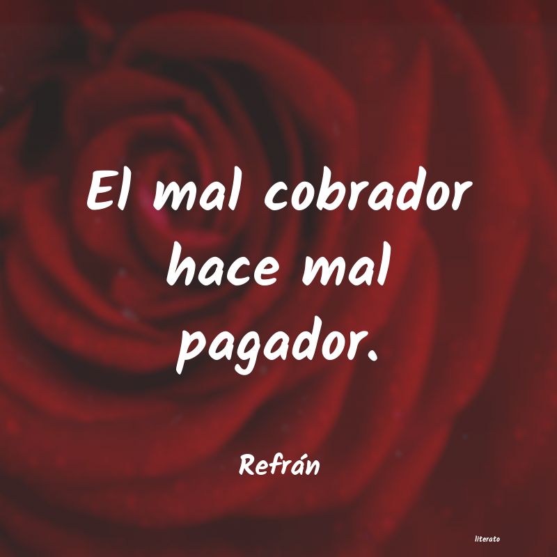 Frases de Refrán