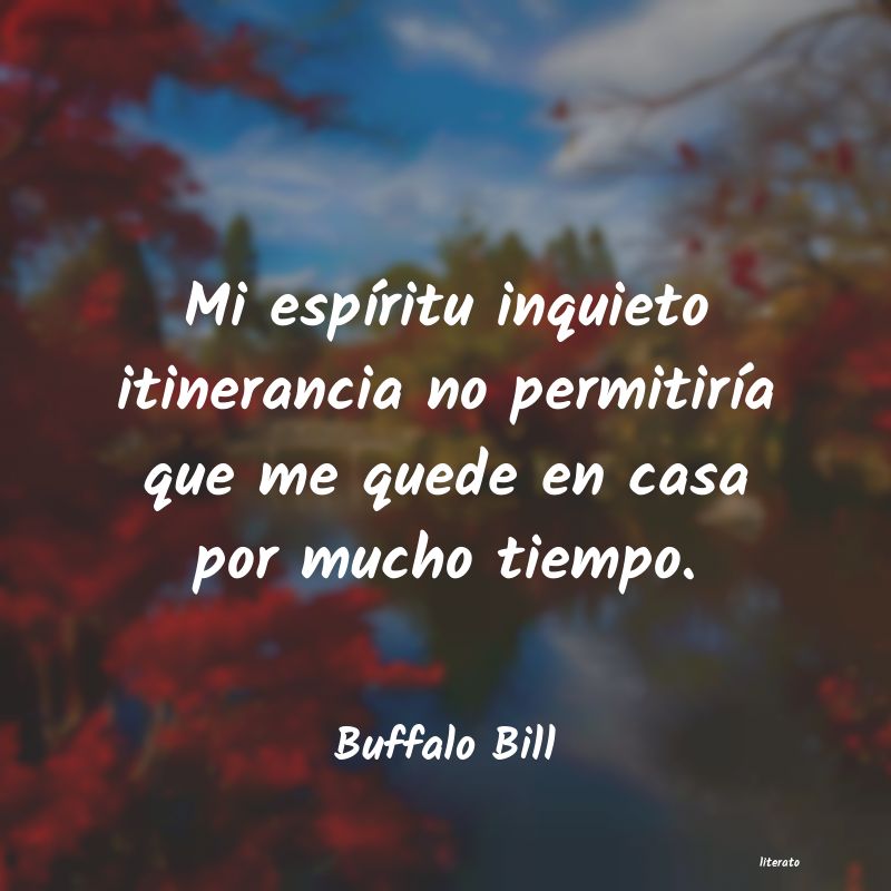 Frases de Buffalo Bill