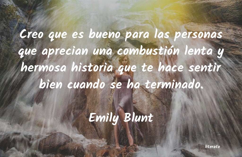 Frases de Emily Blunt