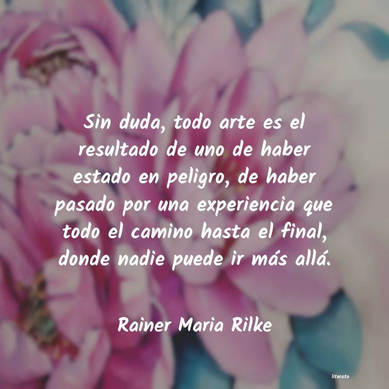 frases de Rainer Maria Rilke