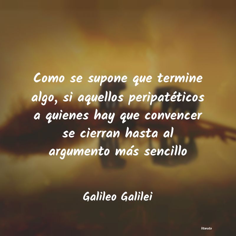 frases de Galileo Galilei