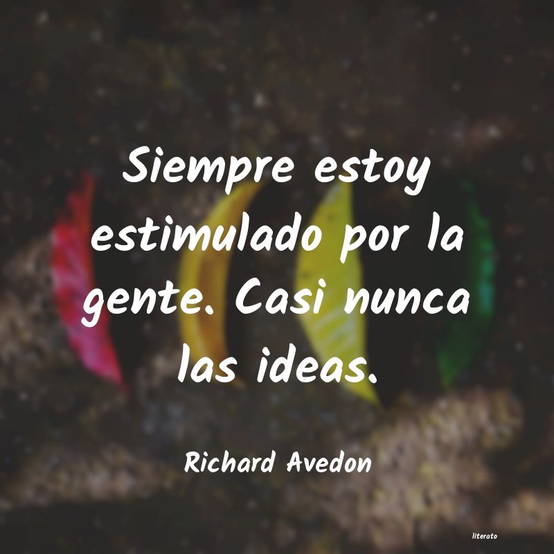 frases de Richard Avedon