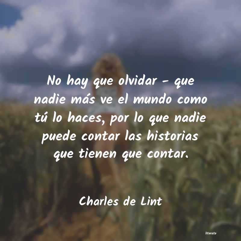 Frases de Charles de Lint