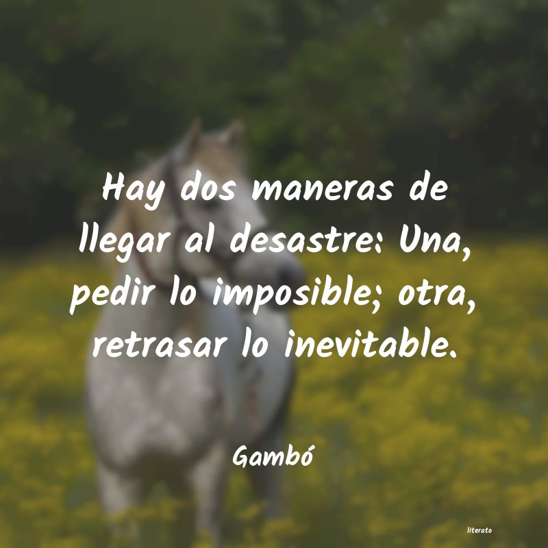 frases de Gambó