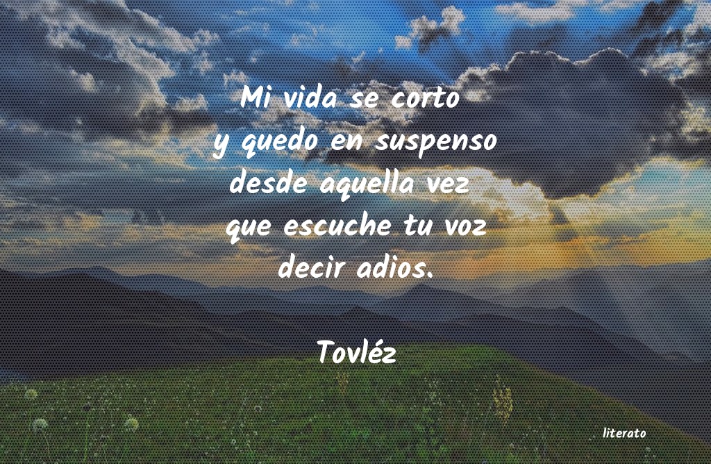 frases de Tovléz