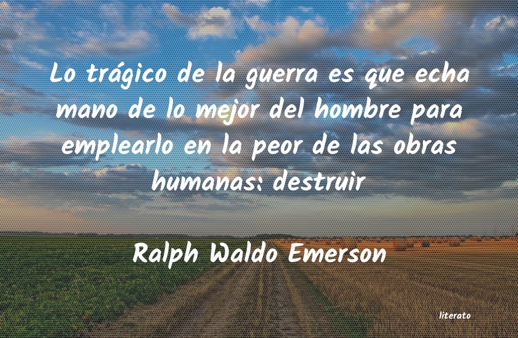 Frases de Ralph Waldo Emerson