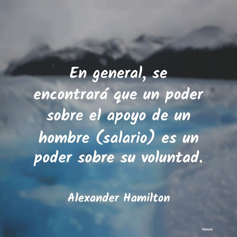 Frases de Alexander Hamilton