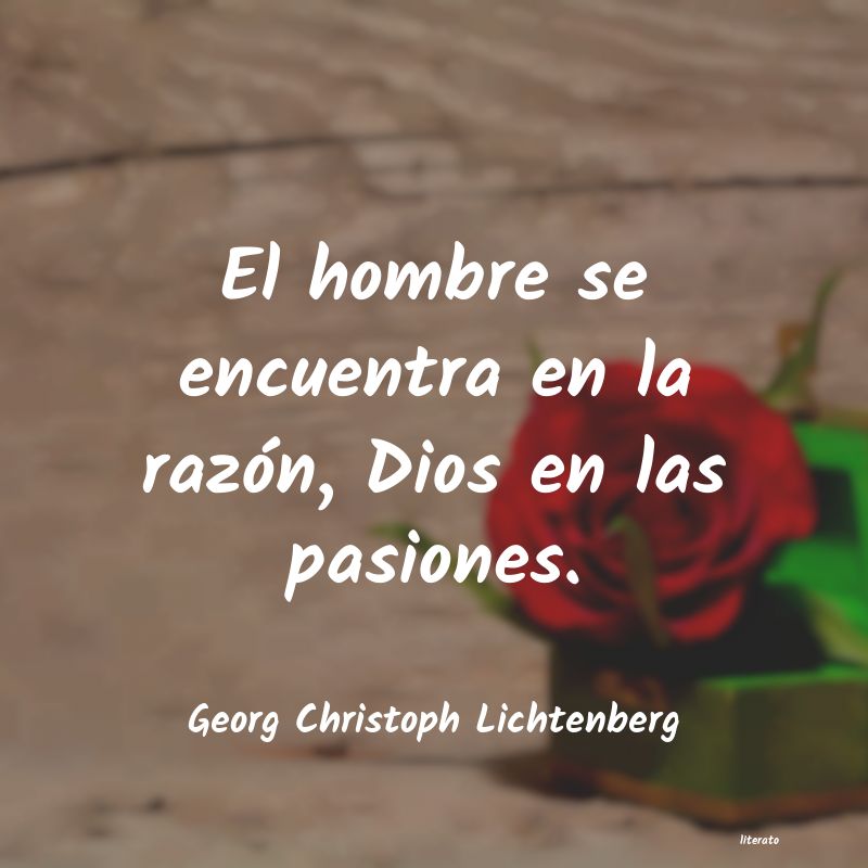 frases de Georg Christoph Lichtenberg