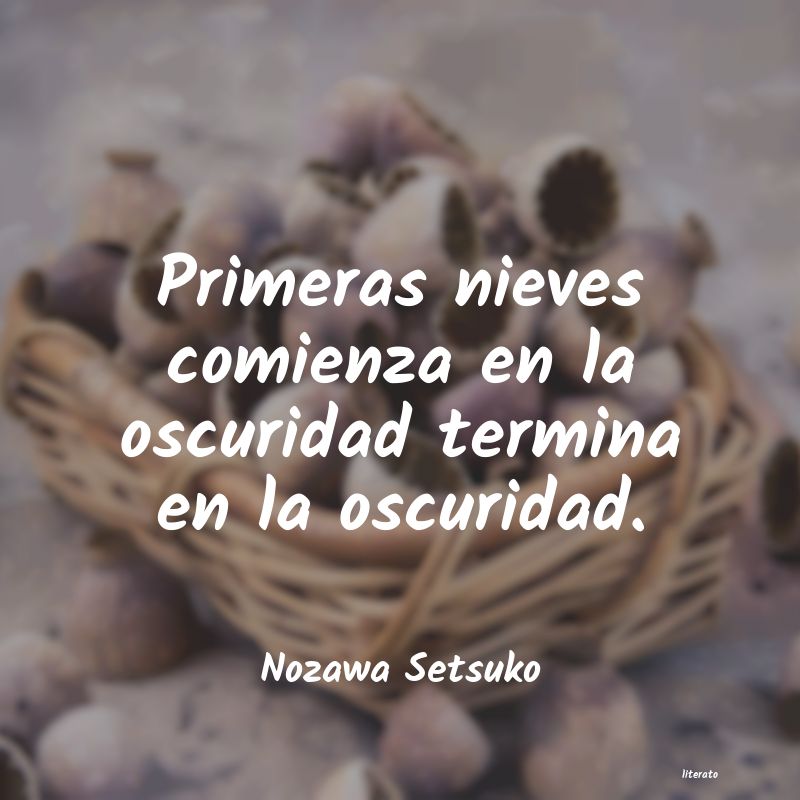 frases de Nozawa Setsuko