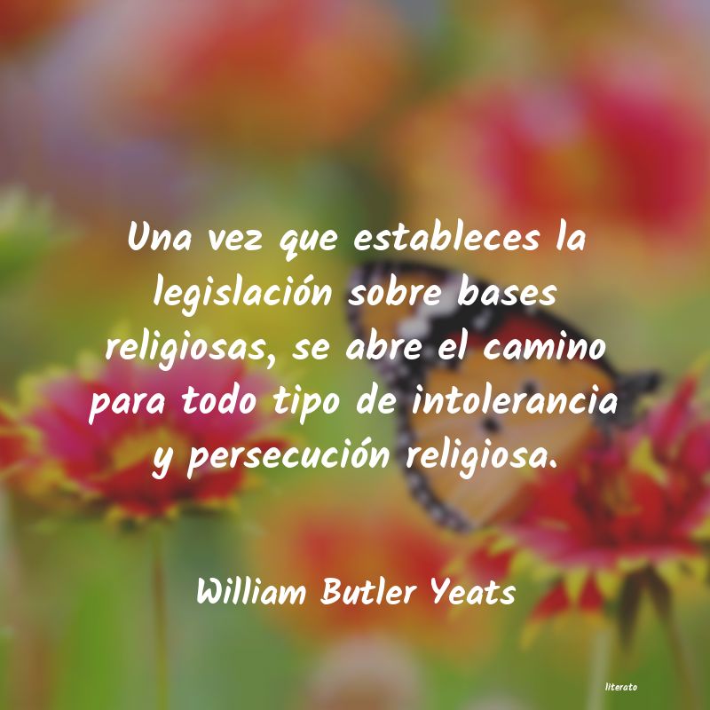 frases de William Butler Yeats