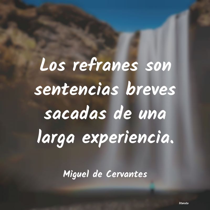 Frases de Miguel de Cervantes