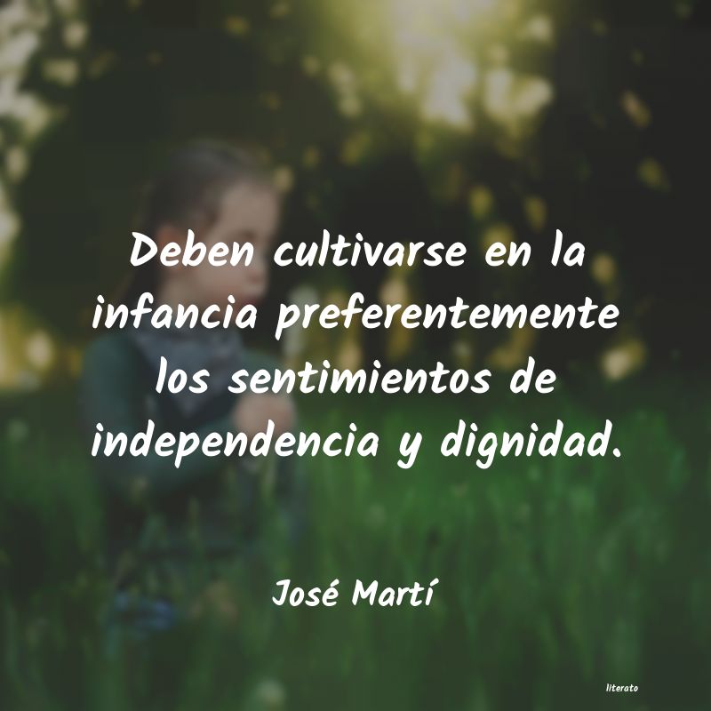 Frases de José Martí